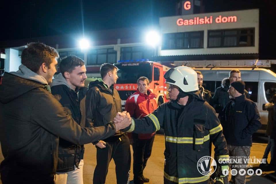 FOTO: Na pomoč tudi velenjski gasilci!