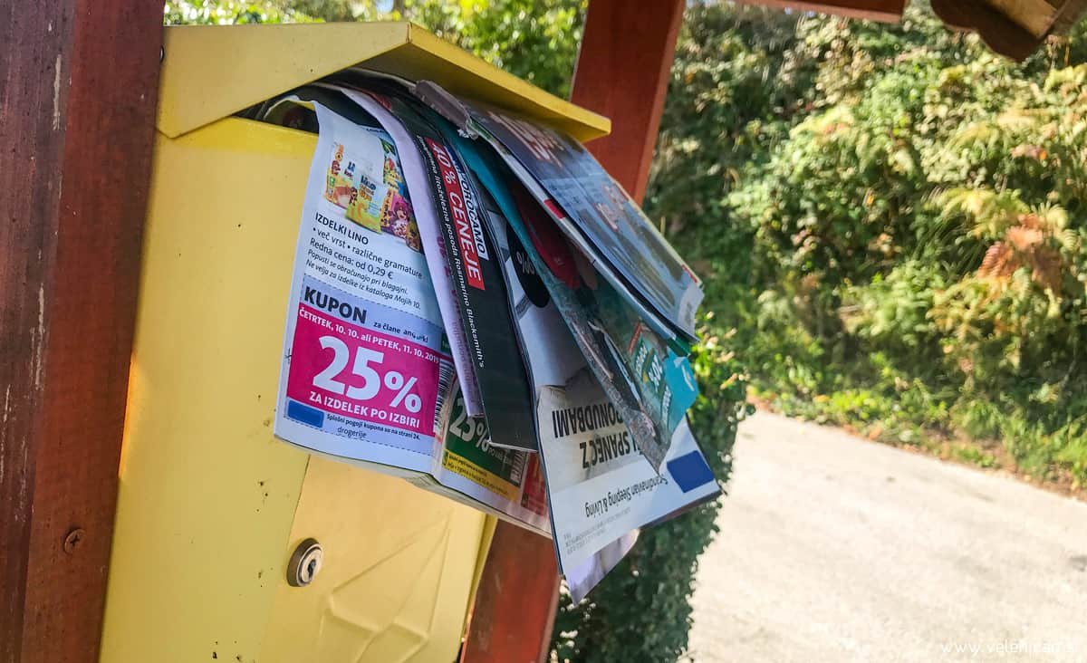 Ob svetovnem dnevu pošte se odpovejmo prejemanju oglasnih letakov