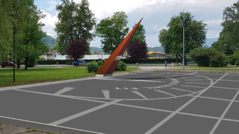 Začeli z obnovo ploščadi v Sončnem parku