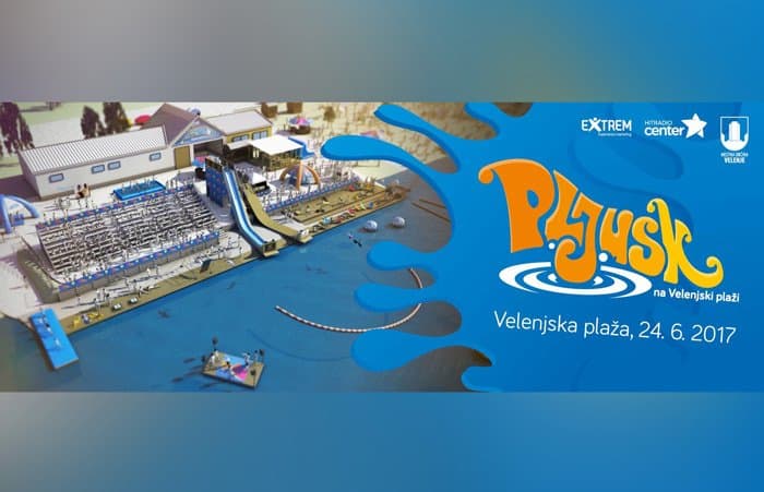 Pljusk na Velenjski plaži