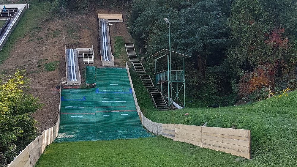 Zaključena obnova manjših skakalnic za smučarske skoke v Velenju