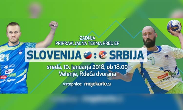 Slovenija 10. januarja gostuje v Rdeči dvorani!