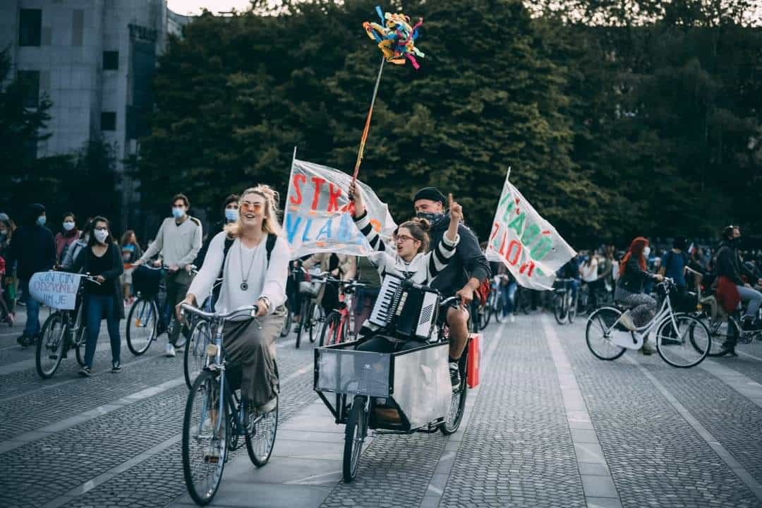 Konec tedna napovedan še številčnejši protest na kolesih