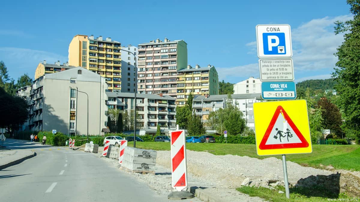 Spremembe režima parkiranja na cesti Velenjka–Gorica