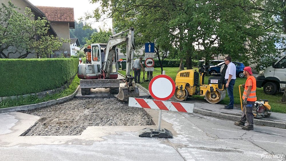 Vzdrževalna dela na cestah