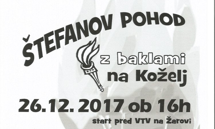 Štefanov pohod z baklami na Koželj