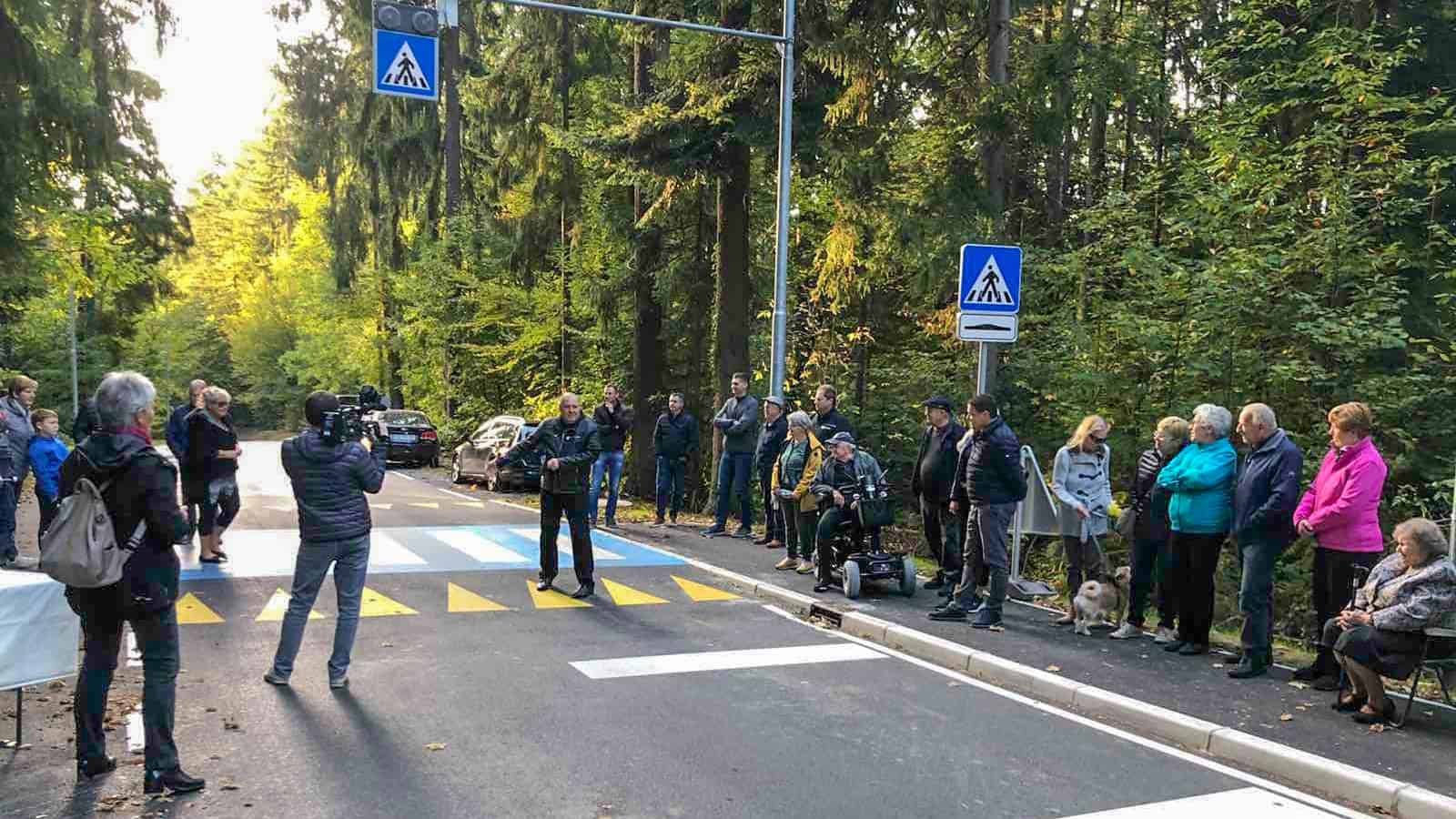 Namenu predali obnovljen odsek Konovske ceste