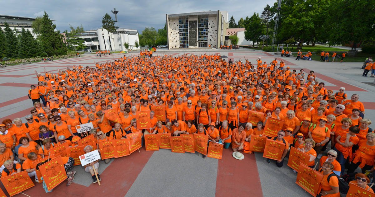 Velenje gostilo preko 1100 telovadcev Šole zdravja