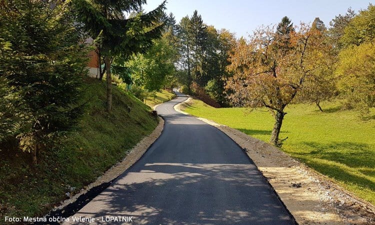 Obnova javnih občinskih cest v Mestni občini Velenje