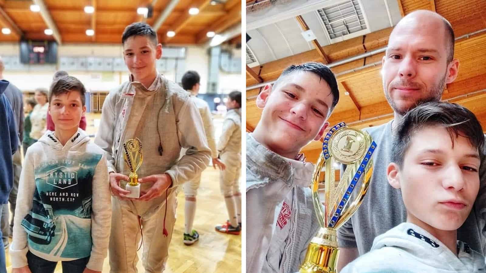 Velenjski sabljači z zlatom iz Dunaja