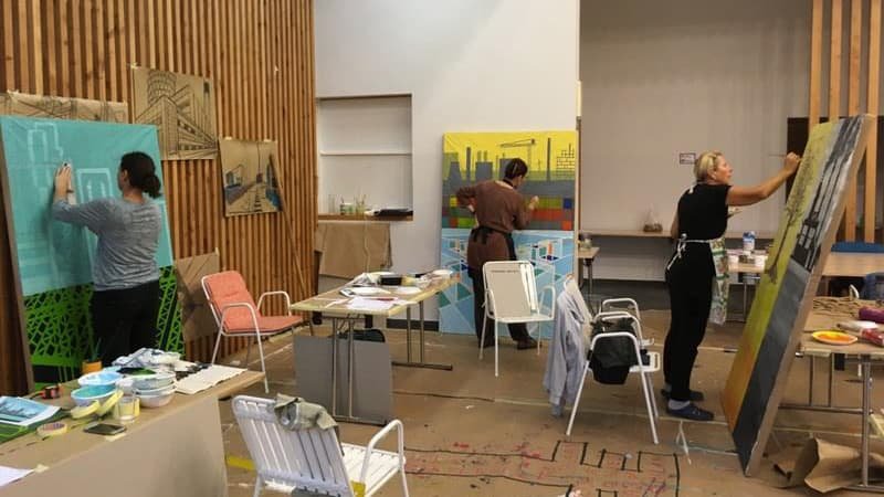 Tradicionalna likovna delavnica v Šmartnem ob Paki