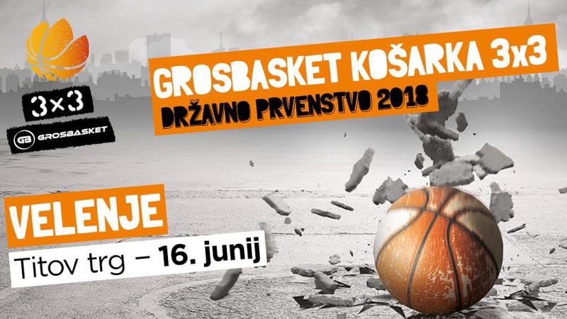 V Velenju 2. kvalifikacijski turnir Grosbasket DP v košarki 3x3