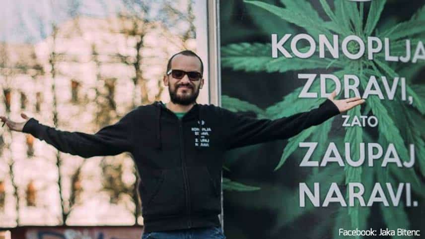 VIDEO: Znani zagovornik konoplje v Velenju