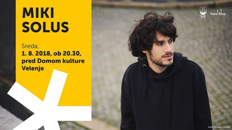 Pred Domom kulture Velenje bo nastopil Miki Solus (HRV)