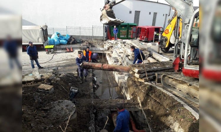 Uspešno zaključena izredna nepredvidena dela na 3-cevnem distribucijskem sistemu
