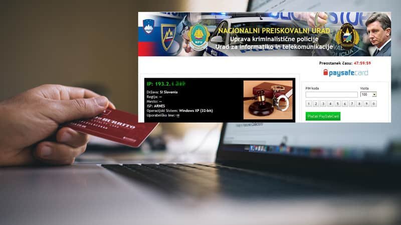 Policija opozarja na nov primer spletne prevare