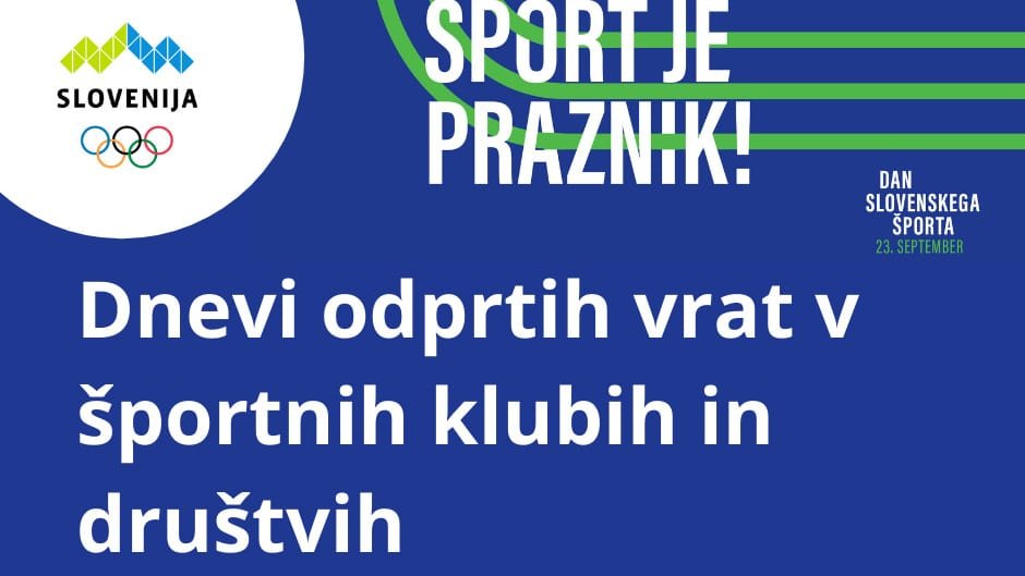 Dan slovenskega športa tudi v Velenju
