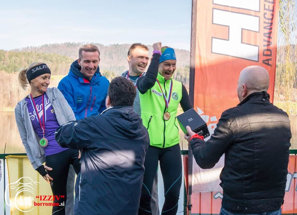 Praznik sv. Barbare obeležili tudi s štafetnim tekom #foto