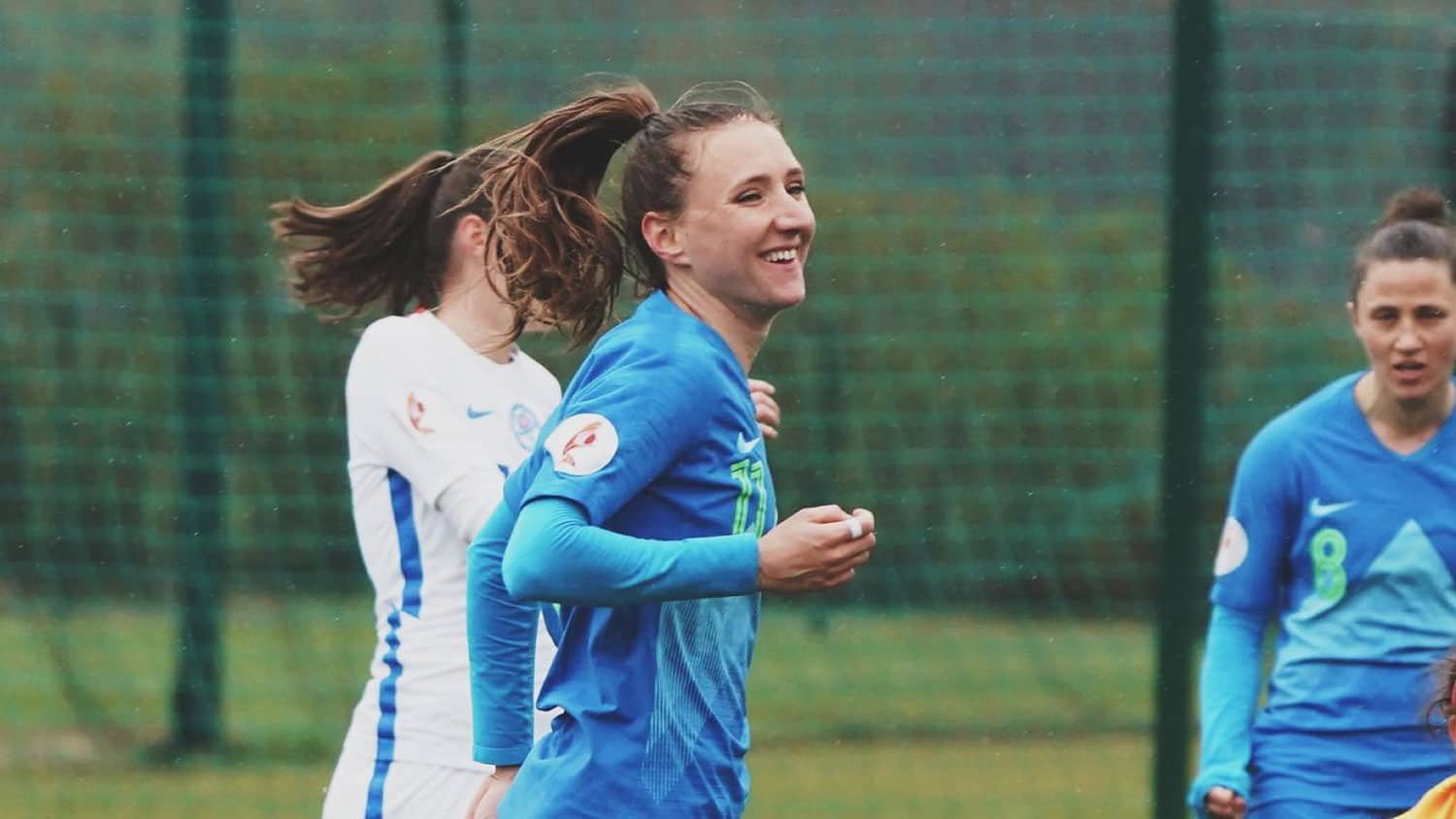 Lara Prašnikar dosegla zadetek ob zmagi Slovenije nad Slovaško