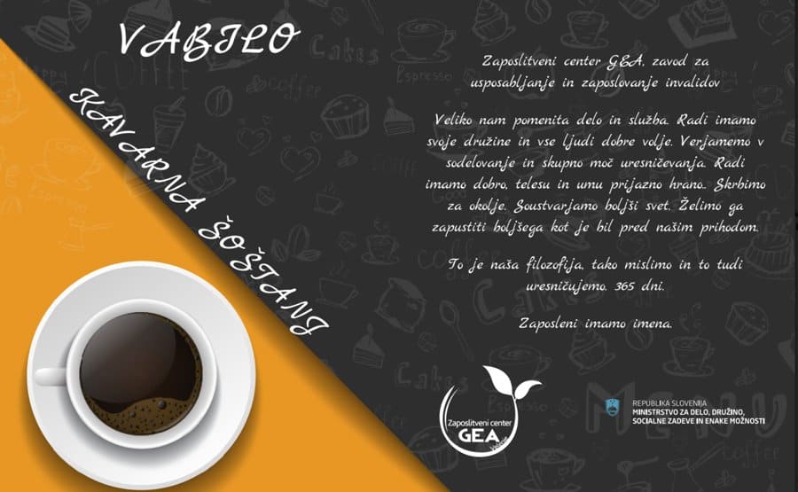 Vabljeni na otvoritev Kavarne Šoštanj