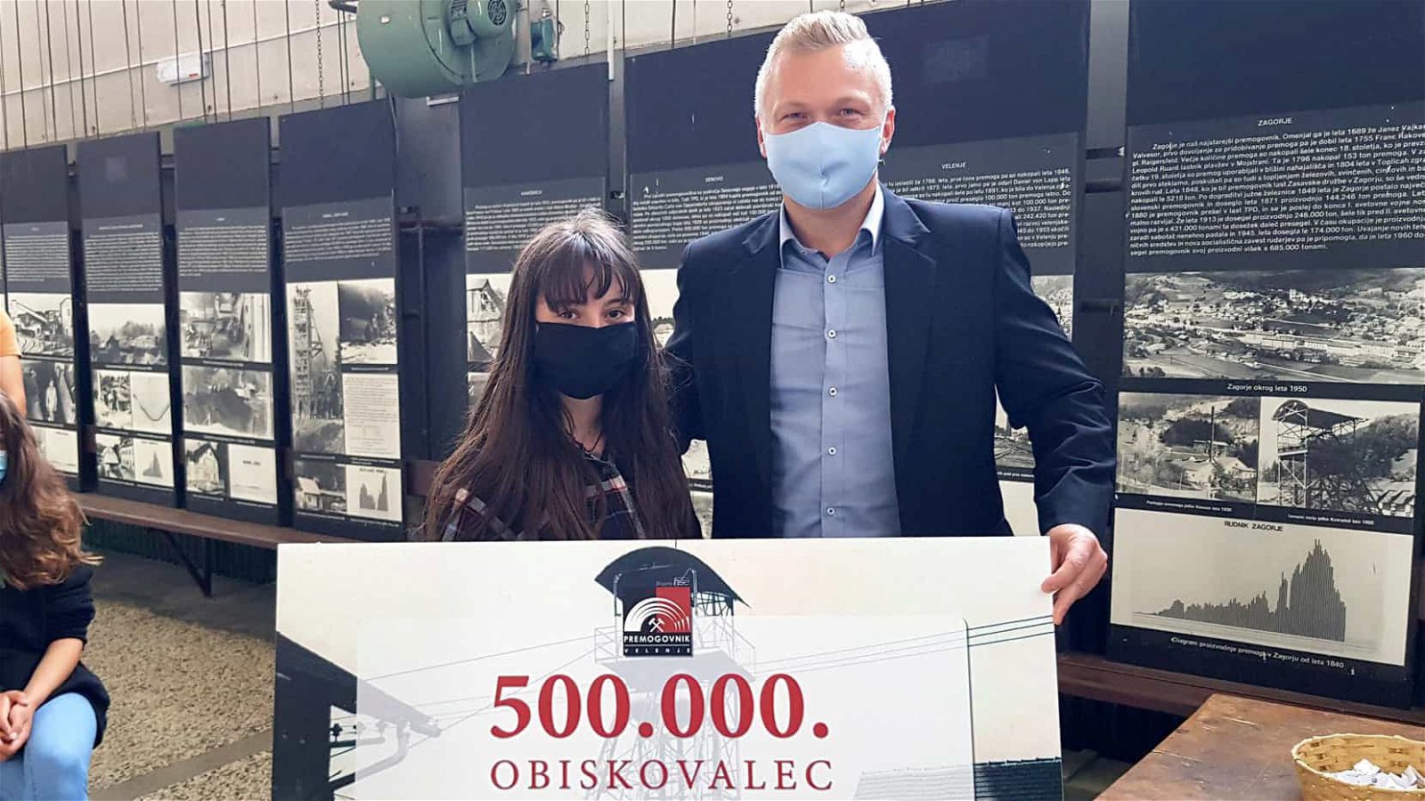 V Muzeju premogovništva Slovenije pričakali pol milijontega obiskovalca #foto