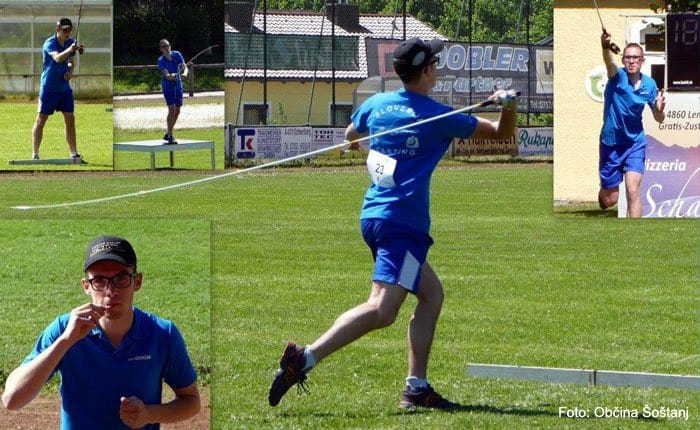 Tim Vertačnik dosegel prvo zmago v svetovnem pokalu za mladince v kastingu