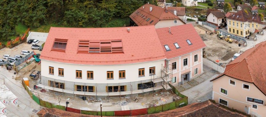 Nova stavba v Starem Velenju dobiva končno podobo