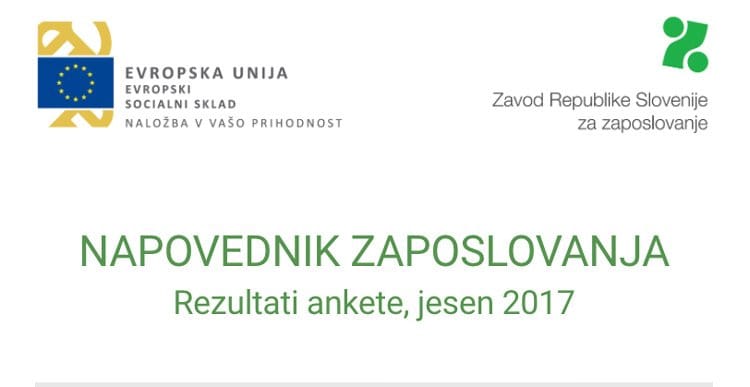 Napovedi več kot 2.900 delodajalcev za prvo polovico leta 2018