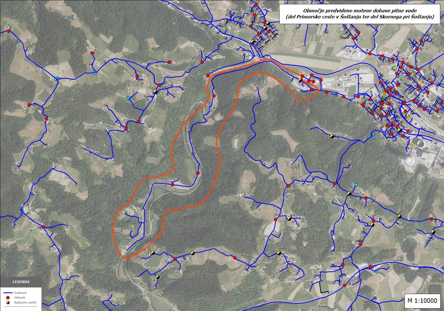 Motnje pri dobavi pitne vode - del Primorske ceste in Skornega v Šoštanju