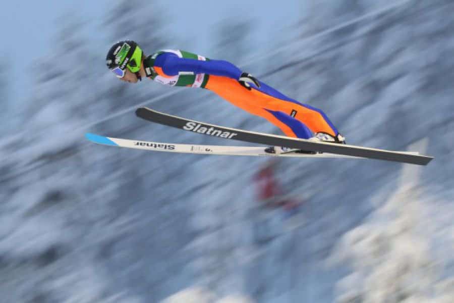 Brecl v Seefeldu na stopničkah