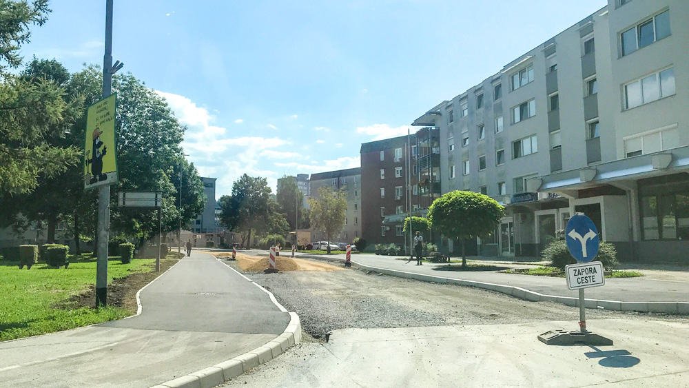 Naslednji teden asfaltiranje Prešernove ceste in Ceste talcev
