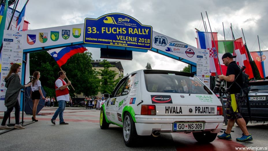FOTO/VIDEO: Simbolični start 33. Fuchs Rally Velenje