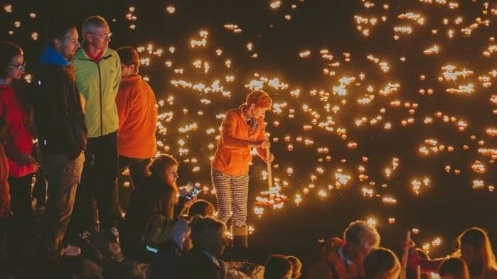 To soboto Praznik luči ob Družmirskem jezeru