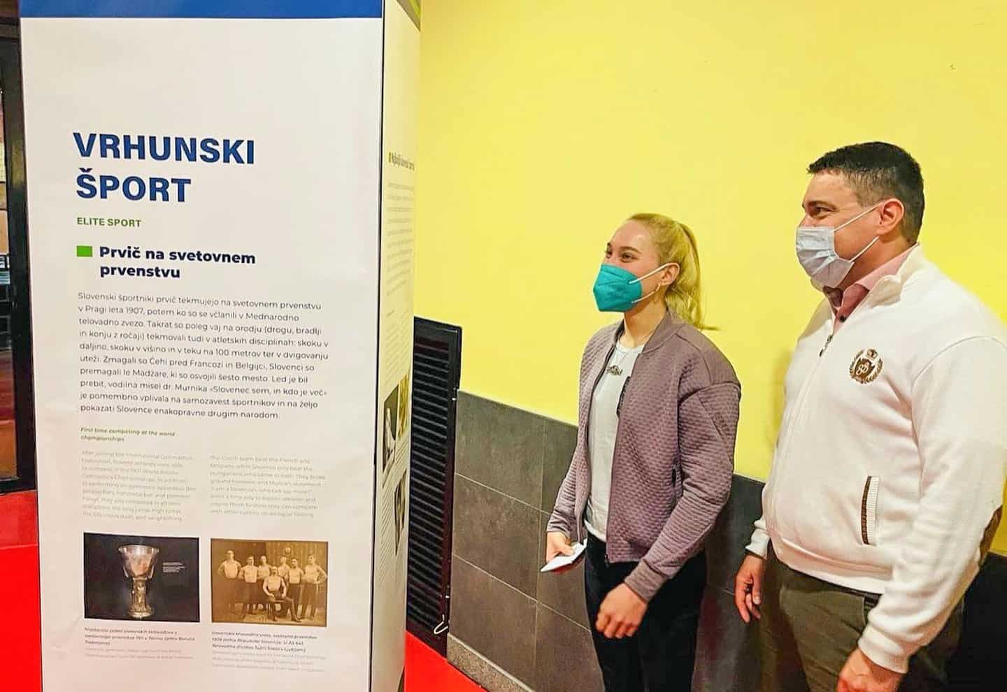 Razstava Dan slovenskega športa prispela v Velenje