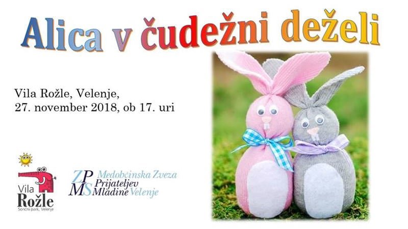 Ustvarjalnica za otroke in starše: Alica v čudežni deželi