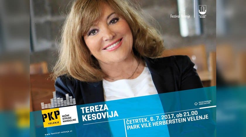 Tereza Kesovija, koncert na vrtu Vile Herberstein