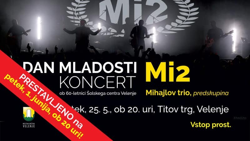 Koncert skupine Mi2 PRESTAVLJEN na 1. junij