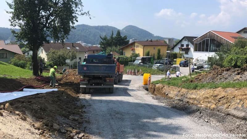 Obnova uvoza v Gubčevo in cest - Konovska, Šmarška in Kajuhova