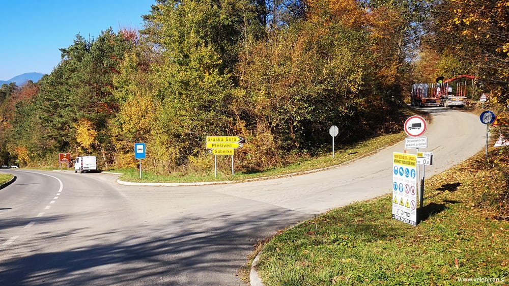 Popolna zapora državne ceste Velenje–Škale in Škale–Graška Gora