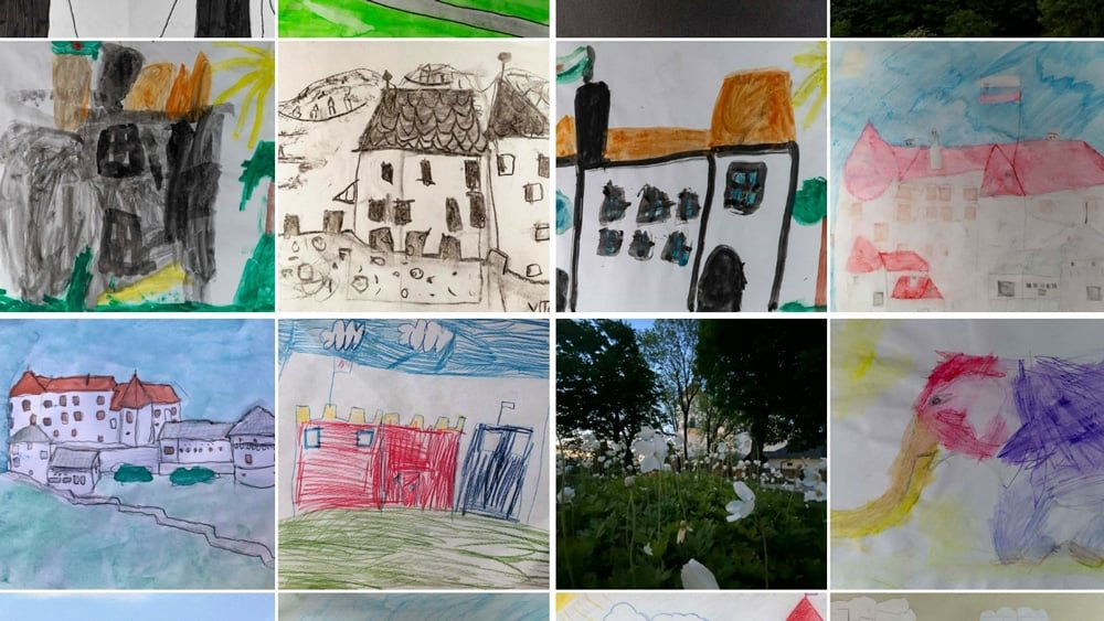 Odprtje razstave podob Velenjskega gradu