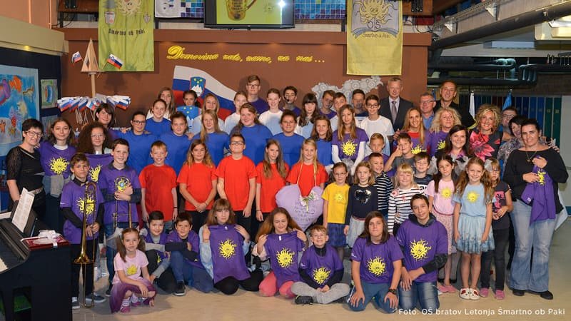 Na OŠ bratov Letonja Šmartno ob Paki izvedli že 4. domovinski dan z učenci iz Splita