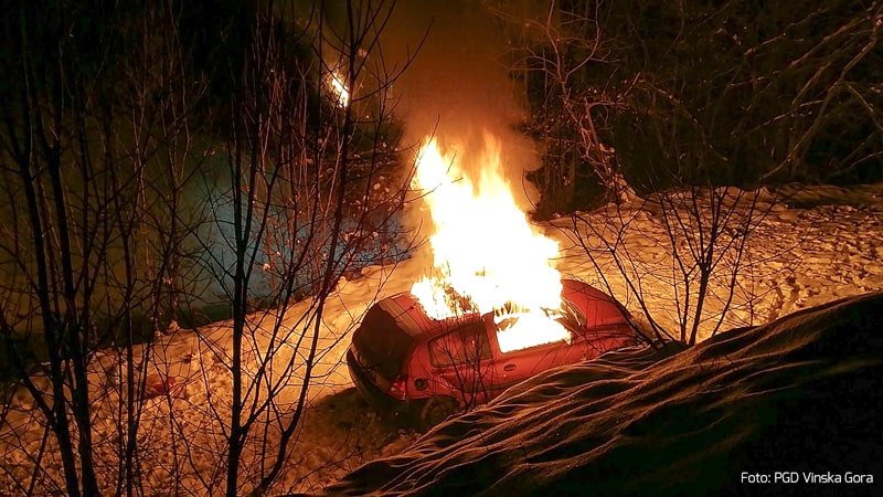 Gasilci PGD Vinska Gora in PGD Bevče uspešno opravili nenapovedano vajo