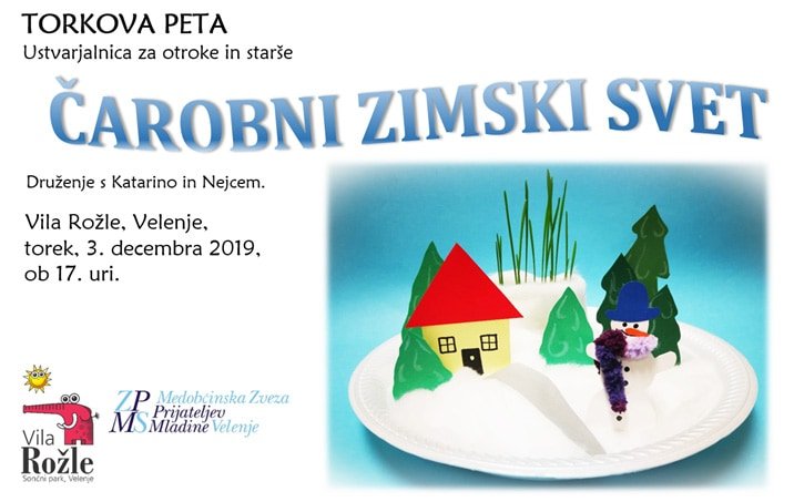 Ustvarjalnica za otroke in starše: Čarobni zimski svet