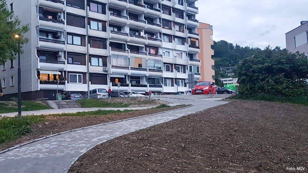 Nova klančina na Gorici za lažji dostop