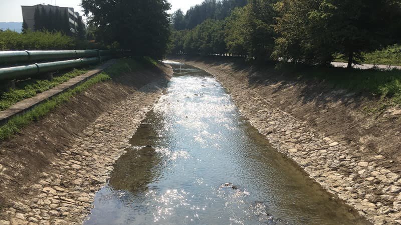 Nadaljevanje čiščenja struge reke Pake tudi v Šoštanju