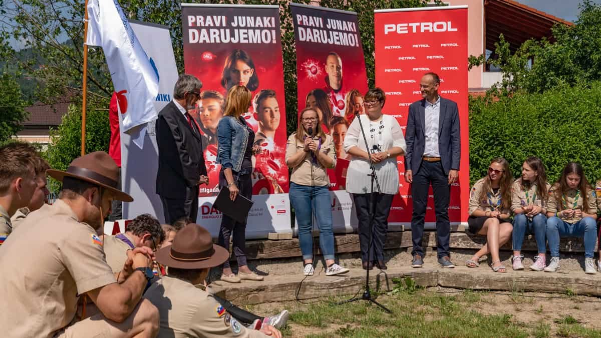 Ob slovenskem dnevu krvodajalstva zahvala ''pravim junakom'' in krvodajalska akcija tabornikov iz Šoštanja