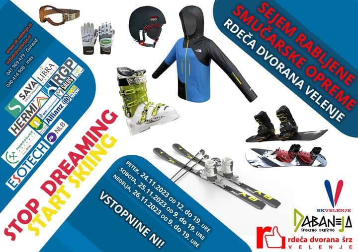 Obiščite sejem rabljene športne opreme v Velenju za vrhunsko zimsko izkušnjo