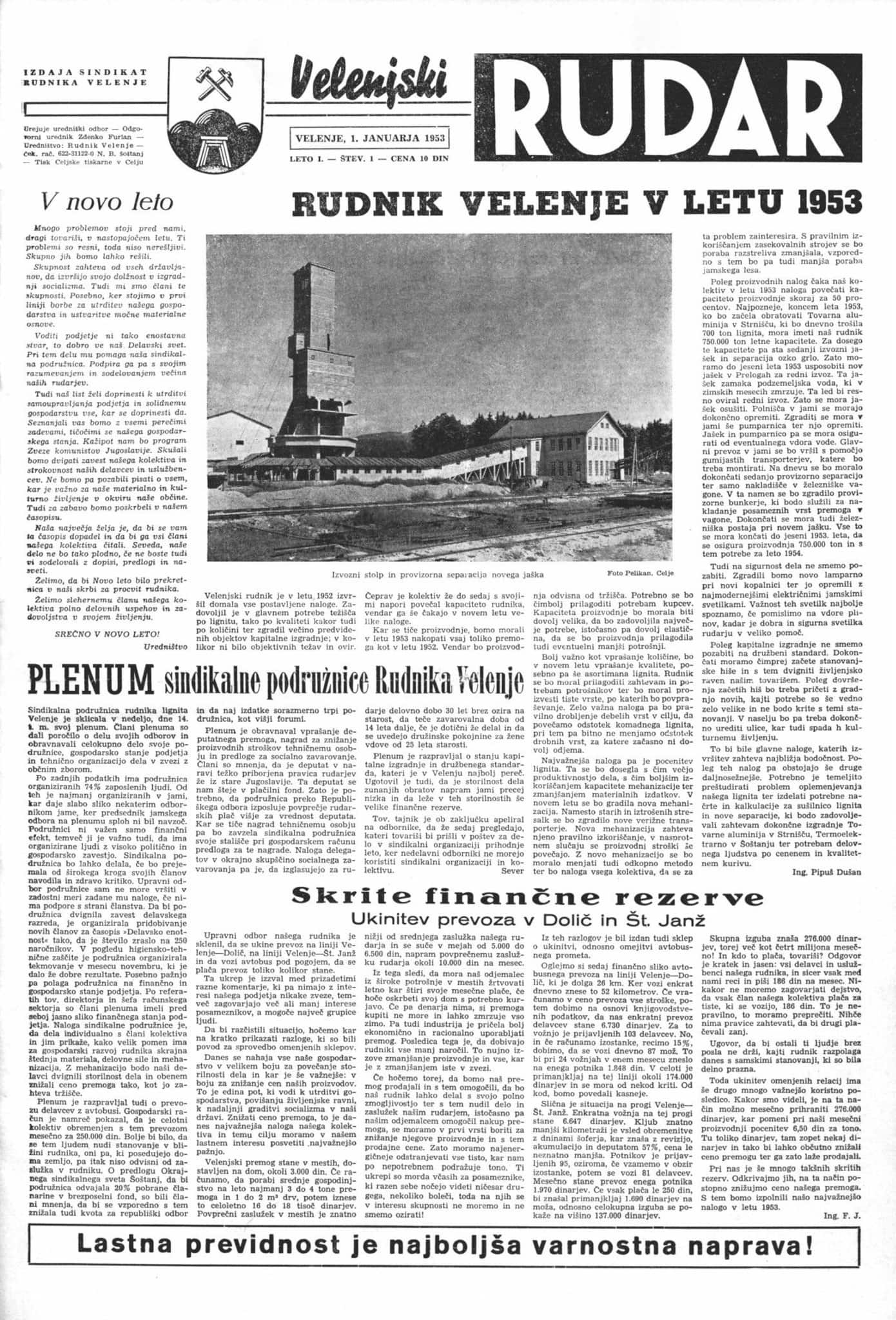 Naš rudar obeležuje častitljivih 70 let izhajanja