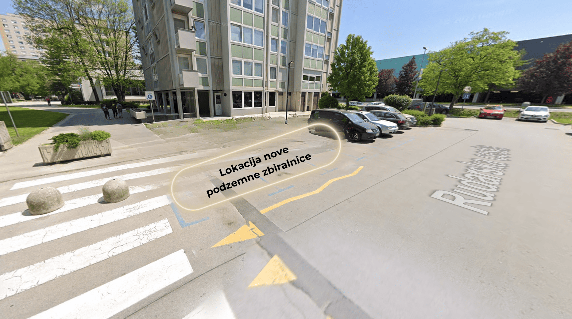 Mestna občina Velenje začenja z gradnjo podzemne zbiralnice odpadkov na Rudarski cesti