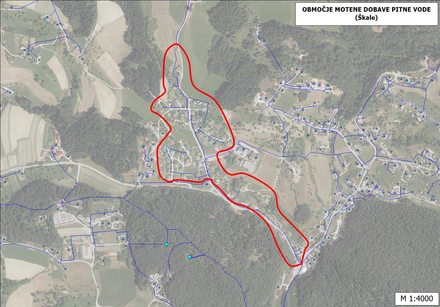 Motnje pri dobavi pitne vode - Škale